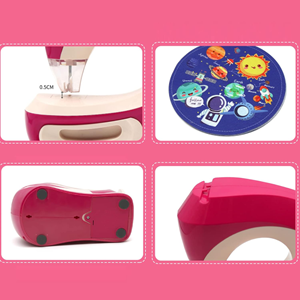 چرخ خیاطی کودک همراه با نخ کاموا Kids Sewing Machines_اسباب بازی لوازم خانگی